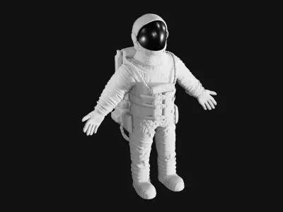 Astronaut 3D model 2