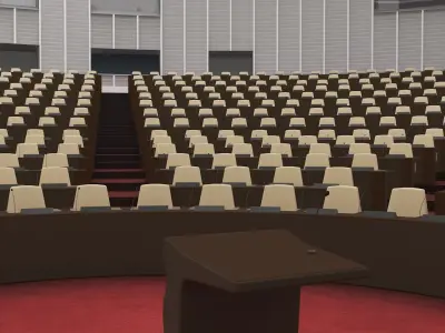 Parliament Chamber Interior 3D model