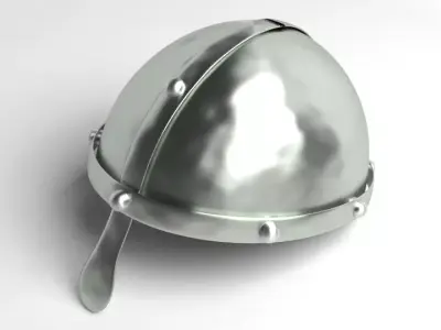 Medieval Helmet - Cervelliere 3D model