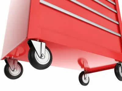 Toolbox cabinet trolley cart 3D model