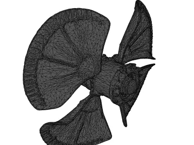 Ornate Steampunk Propeller Fan 3D model