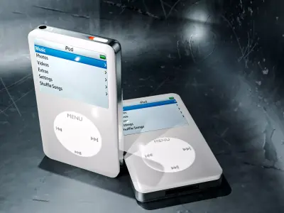 Ipod classic Low-poly 3D model