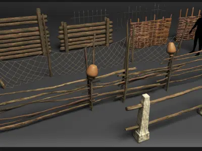 Medieval Collection  3D part 2 3D model