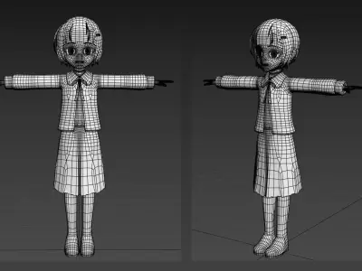 Akira Shinonome VRChat  3D model
