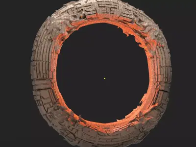 Angel Ascension ring 1 3D model