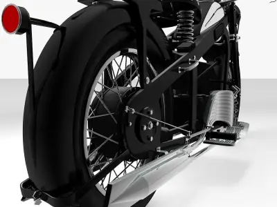 Zundapp K800 1933 3D model
