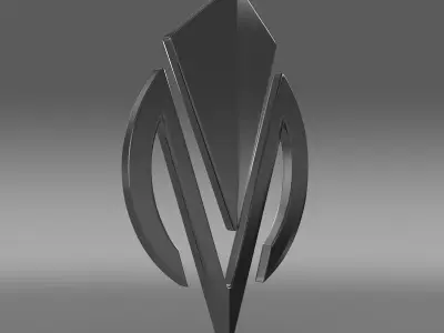 dimora logo 3D model by Sergey