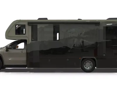 2027 SILVERADO CAMPER with Dynamax Isata 6 3D model