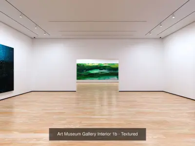 Art Museum Gallery Interiors - Pack 1
