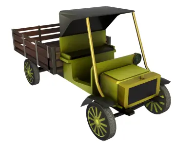 Peugeot Type 64  Low-poly 3D model