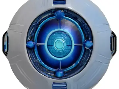Futuristic Energy Shield Generator 3D model buy