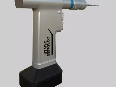 Stryker Power Tool Low-poly 3D model