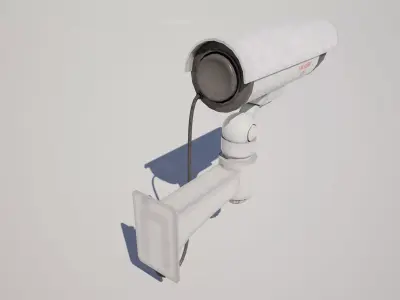  CCTV Security Camera Low-poly 3D model