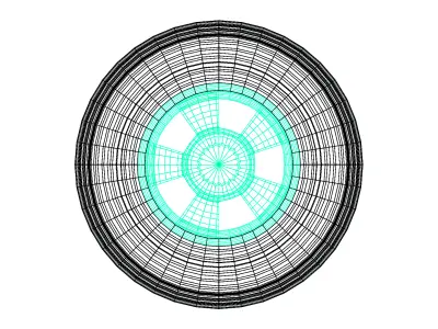 Awesome Super Fast Race Tire Low-poly 3D model
