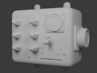 Panel control Free 3D model