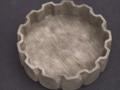 Unique ceramic wood kitchen art Stl  3D model