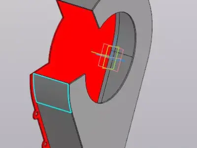 Large Wheel Guard Shield - Agricultural Safety Part 3D model