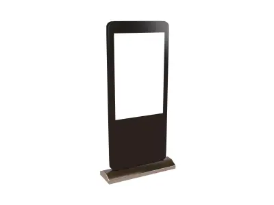 Advertising Display LCD Mockup v1 001 Low-poly 3D model