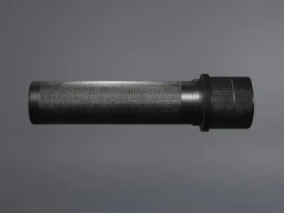 PBS-1 Russian Silencer Low-poly 3D model
