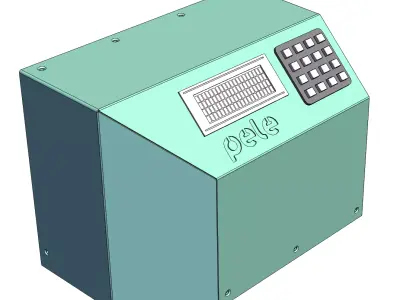 Positioning equipment control box 3D model