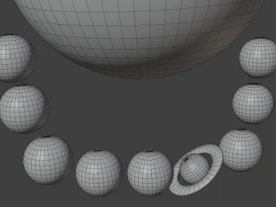 Photorealistic Solar System 3D Model