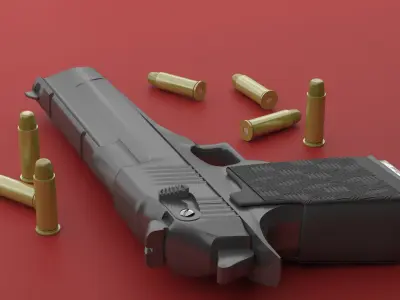 Desert Eagle - Pistol - Tabanca  3D model