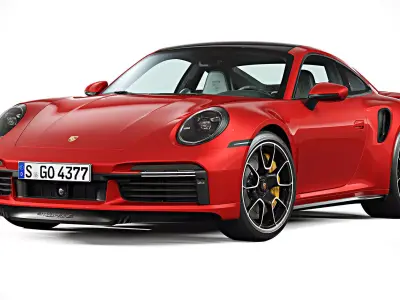 2021 Porsche 911 Turbo S 3D model