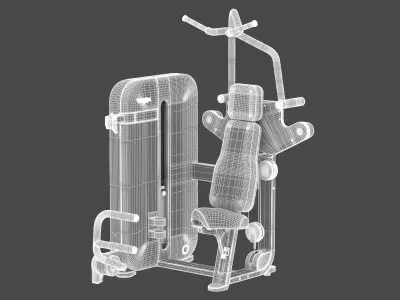 Technogym Selectorized Artis Vertical Traction 3D model