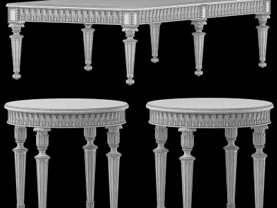 roberto giovannini coffee table art 1428 3D model