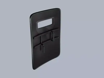 Police Shield Free 3D model