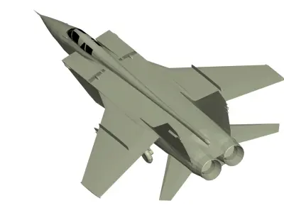 Mikoyan MiG-31 3D model purchase