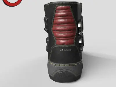 sci fi shoes v2 game ready Low-poly 3D model