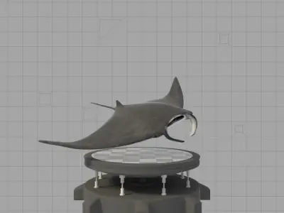 Manta Ray 3D model order