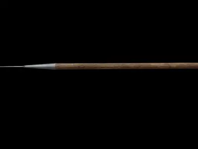 Viking throwing spear Low-poly 3D model
