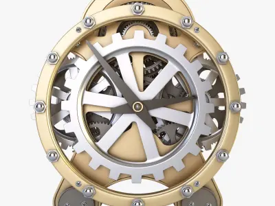 Gear alarm clock v 1 3D model