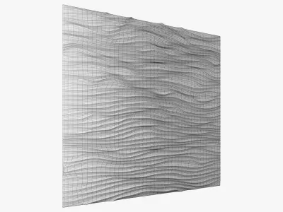 wave wall 16 3D model