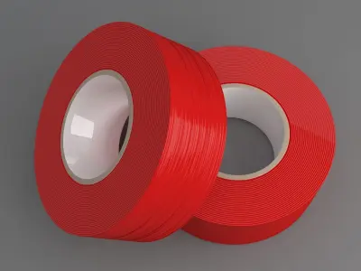 Duct Tape RED 3D model