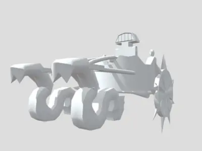 Serpent-Chariot Free 3D model