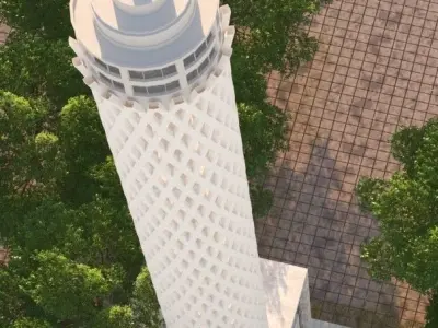 cairo tower  3D model