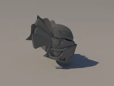 Helmet Low-poly 3D model buy