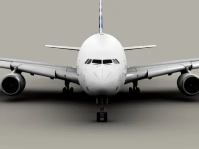 Airbus A380 New House Colors 3D model
