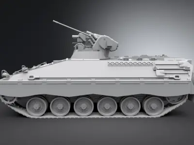 Marder IFV Scale model 3D print model