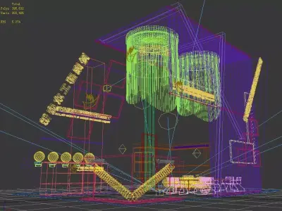Exhibition - Area -6X9-3DMAX2010-016 3D model