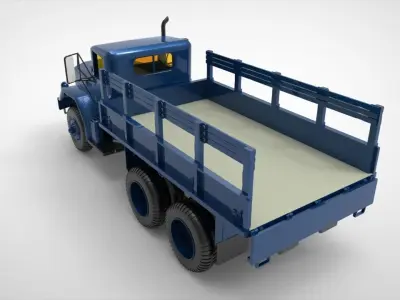 M35 half ton Cargo Truck 3D model