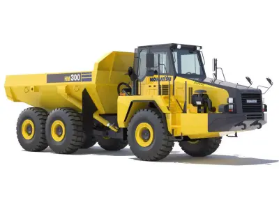 Articulated Dump Truck Komatsu HM300-2 3D model