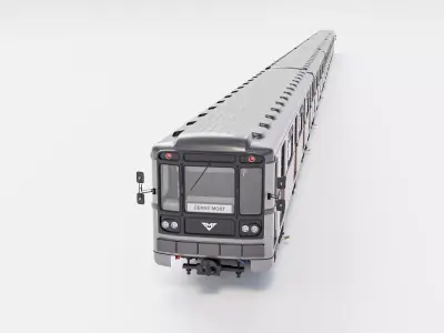 81-71 Prague metro train set - Metro Praha 3D model