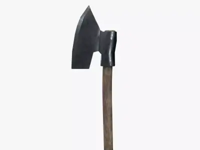 Medieval Axe V03 Low-poly 3D model