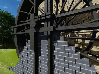 whater wheel  3D model