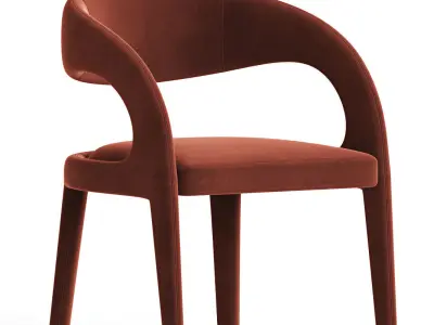 Hawkins Dining Chair 3D model