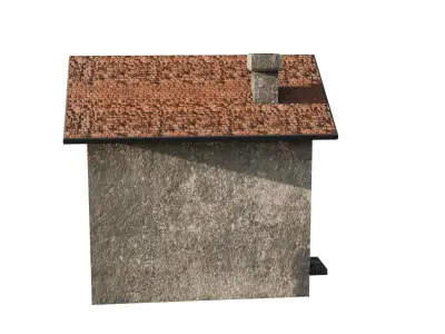 Old-build Free low-poly 3D model